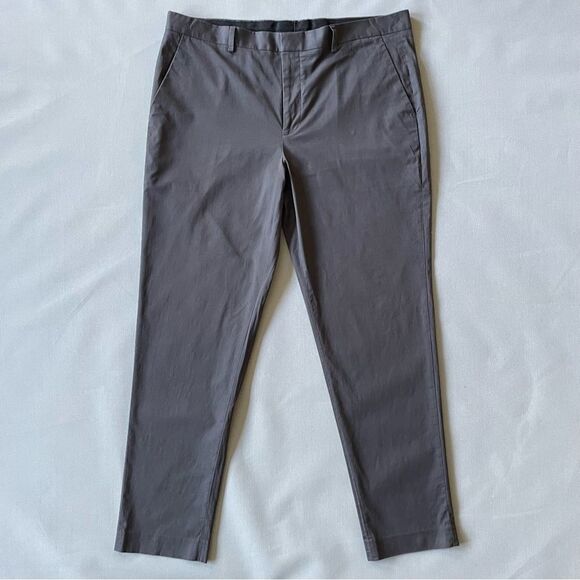 Express Men’s Gray Slim Chino Pants Men’s Size 36x32 - Picture 8 of 8